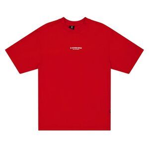 G-Star Childrens/Kids Lettering Crew Neck Oversized T-Shirt / Red